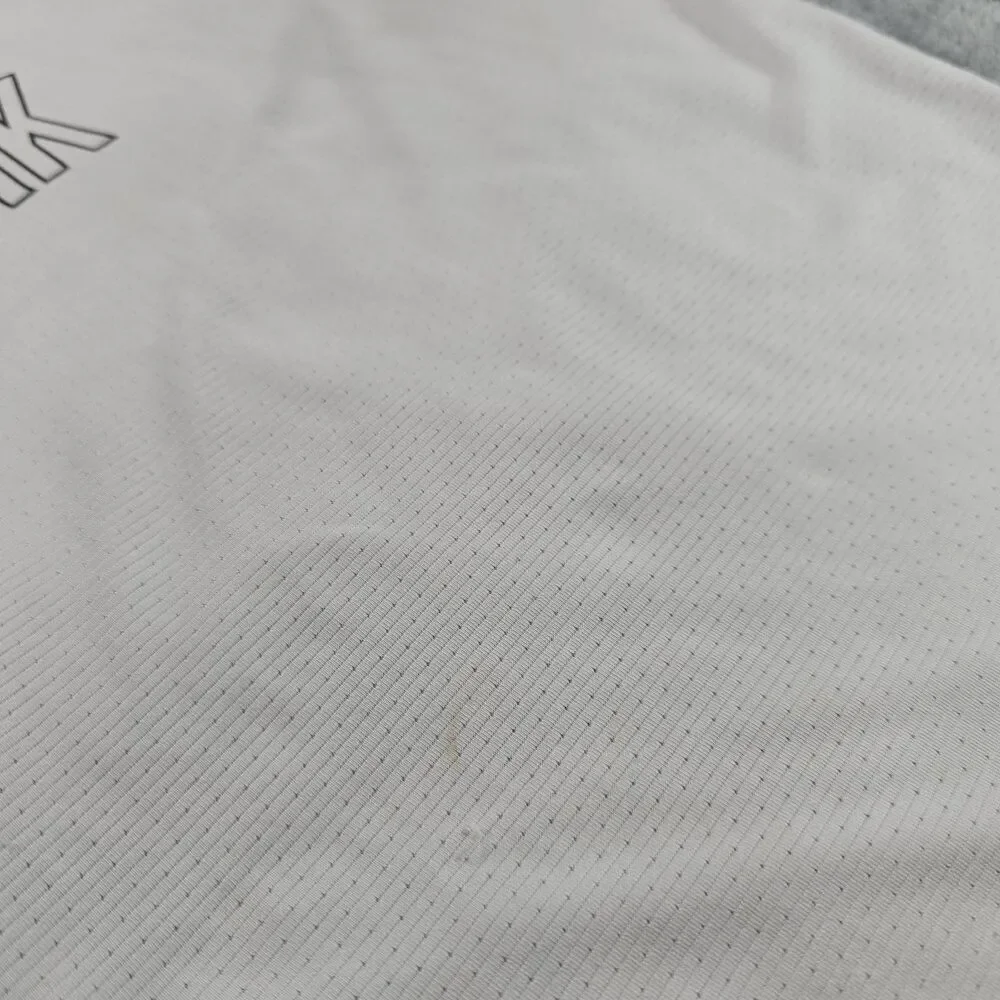 Gymshark Baselayer Shirt Men L White Breathable Athletic Performance Long Sleeve - Picture 7 of 9